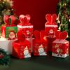 Caixa de Embalagem para Véspera de Natal Maçã do Amor Presente Caixa de Presente Papai Noel Caixa Colorida Caixa de Presente Pronta para o Natal