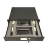 Gabinete de Audio para Amplificador con Puerta de Vidrio de 12U Rack para Mezcladora Estuche de Vuelo Cuadrado de 16U para Uso en Presentaciones