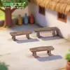 Terrário de musgo, enfeites de suculentas, banquinho romântico em formato de coração, artesanato em resina, pequenas peças decorativas, materiais para DIY
