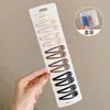 Pinzas para el cabello infantiles de moda con forma de estrella, versátiles y no dañan el cabello, juego de pasadores para arreglar mechones sueltos y flequillo, accesorios para el cabello para niñas