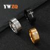 Anillo de acero de titanio caliente transfronterizo de Europa y Estados Unidos, moda simple, anillo cruzado de diamantes, anillo para hombre para combinar con todo, joyería