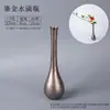 Jianshan arreglo floral Cerámica maceta base anticuada entrada base maceta porcelana maceta enseñanza Zen estilo chino