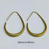 Aretes de gota de agua de joyería DIY Europa y Estados Unidos sentido de alta gama aretes con forma especial material de latón aretes nuevos