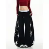 Calça Jogger Plus Size Feminina Estilo Americano com Estampa de Letras Estrela 150kg, Nova Versátil de Verão Solta de Perna Larga Casual