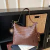 Bolso Bandolera Retro Nuevo 2026, Bolso de Hombro Casual y Versátil, Bolso Tote Tejido Grande para Mujer para el Trabajo