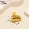 Colgante antiguo de oro estilo chino con cuenta de gota de aceite tridimensional, colgante con material para pulsera de cuentas DIY, collar, joyería