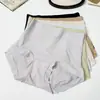 Pantaletas Transpirables Frescas Sin Costuras Textura Waffle Control de Vientre para Mujeres Postparto Moldeadoras de Cadera y Vientre Levanta Glúteos