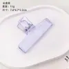 Pinza de Gel Acrílico para Macaron Pinza de Almacenamiento de Oficina Pinza para Diario Hecha a Mano Carpeta de Documentos Papelería de Oficina Carpeta de Archivos