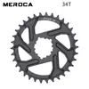 Bicicleta de Montaña Bielas Huecas Bielas Integradas CNC Bielas de Montaje Directo 32 Dientes 34 36 38t