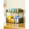 Estante de Almacenamiento de Escritorio Hogareño Estante Multicapa para Snacks Artefacto de Almacenamiento para Mesa de Cocina/Comedor Estante para Tazas de Encimera de Sala de Estar