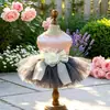 PETCIRCLE Ropa para Mascotas Perros Pequeños Cachorros Mascotas Lindas Temperamento Princesa Lujo Ligero Estilo Socialité Vestido de Novia Marilyn Monroe
