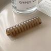 Anillo para el cabello tipo raya de cabello estilo japonés para mujer, sencillo, de alta elasticidad y duradero, de tendón de goma