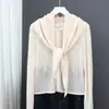 Cachecol Triângulo de Lã com Alta Elasticidade e Padrão Ondulado Vazado para Mulheres Outono Inverno Novo Produto Cachecol Quente Amigo da Pele Tricô para Envolver os Ombros