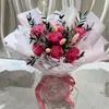 Ramo de Flores Eternas de Yunnan, una Lujosa Caja de Regalo para San Valentín, Festival Qixi y Navidad, Perfecto para Tu Novia, Disponible en Amazon Transfronterizo