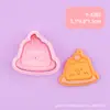 Molde de Dibujos Animados Serie Gato Grafiti para Uso Doméstico, Molde para Pastel, Cortador Anular para Mousse, Molde para Galletas de Simulación DIY