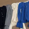Cárdigan de punto trenzado/Cárdigan de punto trenzado de cuello redondo estilo coreano, suéter exterior nuevo de otoño/invierno para mujer