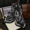 Pañuelo de Seda de Puntos, Estilo Coreano de Alta Gama Versátil Falso Seda 70cm Pañuelo Pequeño, Fajín Decorativo, Lazo para el Cabello, Pañuelo para la Cabeza, Pañuelo para el Cuello