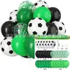 Cadena de Globos Temática de la Nueva Copa Mundial de Fútbol Transfronteriza Set Copa de Campeonato de Papel de Aluminio Serie Deportiva Globos Decorativos