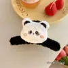Clipe de pelúcia de gato coreano novo gatinho fofo desenho animado tubarão grampo de cabelo de menina doce de alta qualidade