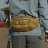 Bolsa de Cintura Multifuncional para Viagem ao Ar Livre, Bolsa Transversal Esportiva Casual, Bolsa Impermeável de Grande Capacidade para Montanhismo Unissex