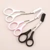 Tijeras para Cejas de Acero Inoxidable Estilo Coreano de Yiwu con un Peine Pequeño para Cejas, Tijeras para Cejas, Herramientas de Belleza y Maquillaje para Recortar Cejas