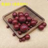 Colgante de Cinabrio Mineral Crudo Natural Cuentas Sueltas Arena Imperial Cuentas Redondas Arena Dorada Púrpura Hecho a Mano DIY Juguetes Culturales con Cuentas Venta al por Mayor