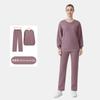 [En Stock] Conjunto Deportivo de Dos Piezas Ld Air Layer Cuello Redondo Sudadera Larga Manga Larga Holgada Ropa de Yoga para Mujer