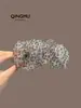 Novedad Primavera/Verano 2026 Estilo Coreano Diadema con Estampado de Leopardo para Cola de Caballo Baja, Accesorio para el Cabello para Mujeres