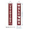 Bandera colgante para porche, decoración de fiesta de San Valentín transfronteriza, pancarta romántica para puerta, venta al por mayor