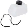 Mini moto todoterreno 49cc dos tiempos Xiaolia accesorios para tanque de combustible con tapa plástico recipiente de aceite dispensador de aceite