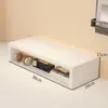 Soporte para computadora ajustable en altura, elevador de monitor para oficina, estante de madera para escritorio, base elevada para computadora de escritorio