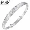 Lin FA joyería de plata pulsera de plata de ley estrellada S99 femenina lluvia de meteoros moda japonesa y coreana pulsera de plata de ley pulsera de plata