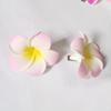 Estilo Étnico del Sudeste Asiático Modelo de Pasador de Frangipani Estilo Bohemio Clip de Flor Tocado para Foto en la Playa