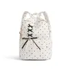 Nueva Mochila Escolar Grande de Lunares con Ambiente Femenino para Chicas de Secundaria Mochila Versátil de Aspecto Elegante para Estudiantes