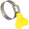 Braçadeira de Mangueira de Aço Inoxidável Braçadeira para Tubo de Água Gás Fixador para Lavagem de Carros Máquina de Lavar Braçadeira para Tubo de Drenagem Braçadeira com Alça Braçadeira de Encolhimento