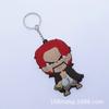 Una pieza segunda generación Luffy Qiao Ba emperatriz Sauron PVC doble cara Muñeco de dibujos animados llavero colgante joyería