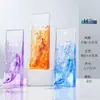 Trofeo de cristal personalizado con panel biselado iridiscente fluido, estrella de cinco puntas, premio de alta gama para la reunión anual de la empresa, premio al empleado destacado