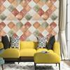 Fornecimento 45cm cor mista papel de parede quadrado quarto sala de estar sofá fundo parede autoadesivo adesivo papel de parede decorativo adesivos FX8013