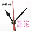 Aguja de Reloj DIY Reloj de Cuarzo Negro Reloj de Cruz Metal Hecho a Mano Movimiento Digital Punto de Cruz Reloj de Pared Aguja Indicadora Segundo