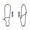 Conector giratorio con rodamiento de bolas para señuelo, eslabón giratorio fuerte para izar, conector en forma de B con pasador de diamante, accesorios pequeños para señuelo
