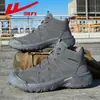 Zapatos de Senderismo para Exteriores Warrior para Hombre, Nuevos Zapatos Deportivos de Caña Alta para Senderos Otoño 2025, Botas de Trabajo, Zapatos de Trekking