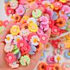 Accesorios de Resina de Personajes de Dibujos Animados Mixtos Animales Hechos a Mano DIY Pegamento Crema Funda para Teléfono Móvil Agujero Hebilla para Zapato Material de Joyería
