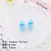 Colección de Colgantes Esmaltados de Medusa Oceánica Cadena para Teléfono DIY Pendientes Collar Pulsera Accesorios de Joyería Coloridos