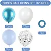 Conjunto de Balões Coloridos com Confete Amazon Temu Transfronteiriço para Decoração de Atmosfera de Festa de Aniversário de Meninas e Casamento
