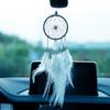 Ins Atrapasueños Colgante para Coche Pluma Accesorios para Coche Decoración de Coche para Niñas Colgante Creativo para Coche Gama Alta