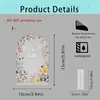 Nuevo producto transfronterizo: Adorno floral acrílico estilo Ins, soporte de escritorio con forma de arco, letrero decorativo creativo para bodas y fiestas