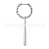 Pendientes de titanio F136 con colgante de gota de agua de Zoro, tachuelas para el cartílago, joyería para piercing corporal, venta al por mayor transfronteriza