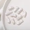 Pérolas de Água Doce Assimétricas Barrocas de Formato Especial com Furo Passante Acessórios para Pulseira de Miçangas DIY Colar Material de Miçanga Solta