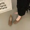 Primer Encuentro Ji Doudou Zapatos sin Cordones para Mujer 2026 Estilo Nuevo Primavera y Otoño Zapatos Planos sin Cordones Estilo Hada Suave