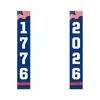 Bandeiras de Decoração para Festa com Tema Dia da Independência, Decorações para Festa de Celebração do 250º Aniversário Americano, Decorações Penduradas de Casamento de Couplet Atacado Personalização